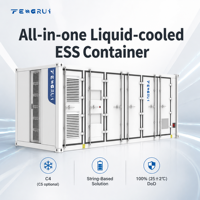 Prix usine 2170 kWh 20 pieds IP55 Conteneur ESS tout-en-un à refroidissement liquide avec batterie LiFePO4 pour la réduction des pics de consommation commerciaux et industriels