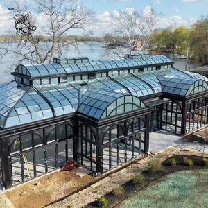 Gazebo de Jardín Metálico Estilo Victoriano Grande Personalizado, Invernadero de Acero, Invernadero de Hierro Forjado para Bodas, Solárium para Orangería - Product Image 2