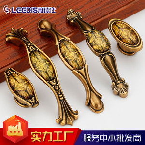 European Style Zinc Alloy <b>Cabinet</b> Handles Oval Shape Durable Furniture Hardware Drawer Pulls <b>Knobs</b> - Product Image 2