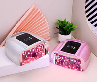 Secador de Uñas LED UV Profesional Portátil H45 de 96W de Alta Potencia, Personalizable con Logotipo, Nuevo, para Salones de Belleza, Inalámbrico, de Plástico