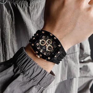 Montre à quartz <span class=keywords><strong>pour</strong></span> <span class=keywords><strong>homme</strong></span> NAVIFORCE 7105 NF7105, marque haut de gamme, chronographe, date, montre de sport originale <span class=keywords><strong>pour</strong></span> <span class=keywords><strong>homme</strong></span>, idéale <span class=keywords><strong>pour</strong></span> un cadeau - Product Image 3