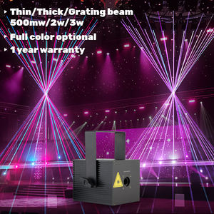 Láser Knight DMX 512 con Control Remoto, Efectos de Luz para Espectáculos, DJ, <span class=keywords><strong>Mini</strong></span> Láser RGB de 2W para Discotecas, Fiestas, KTV - Product Image 1