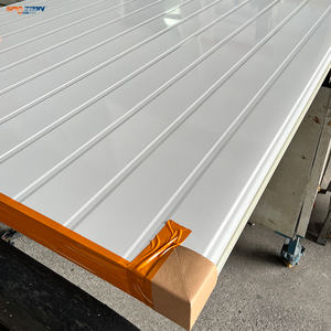 Chất lượng cao nhẹ EPS bọt Hội Đồng Quản trị Modular tấm Tường nổi màu thép mở rộng <span class=keywords><strong>Polystyrene</strong></span> bánh sandwich kho khách sạn - Product Image 4