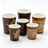 Gobelet en papier jetable à paroi simple, personnalisable avec logo, de qualité alimentaire, étanche, pour café chaud, recyclable, biodégradable, avec couvercle en PP