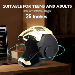 Réplica <span class=keywords><strong>de</strong></span> Película <span class=keywords><strong>de</strong></span> Súper Héroe Casco Máscara <span class=keywords><strong>de</strong></span> Iron Man Usable Electrónico con Voz y Control Remoto - Product Image 4