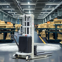 Hangcha-Empileur à main électrique 1.5 tonnes, élévateur de 2m, 3m, 3.5m, 3000m, empileur de palettes semi-électrique pour ateliers de réparation de machines de vente au détail