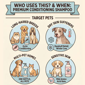 卸売天然グルーミング保湿アボカドオイル＆アロエベラウォッシュプライベートラベルシアバターペットシャンプー（猫・犬用） - Product Image 3