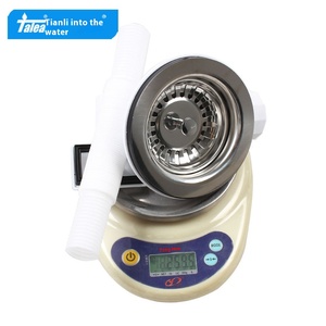 Bồn rửa nhà bếp 110 & 114 Mét cống tràn phụ kiện phong cách Châu Âu thép không gỉ <span class=keywords><strong>drainer</strong></span> đánh bóng giỏ hoa nhựa - Product Image 4