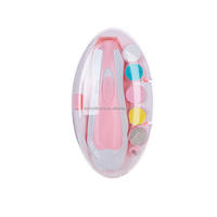 Lime à ongles nouveau-né électrique coupe-ongles ensemble de manucure avec lumière LED bébé coupe-ongles