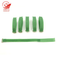 Stock d'attaches de câble en nylon bande élastique dos à dos crochet et boucle sangle attache colorée réutilisable pour sacs vêtements chaussures