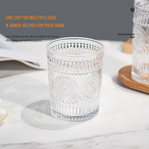 Proveedor Integral <span class=keywords><strong>de</strong></span> Cristalería para Mesa, Vaso <span class=keywords><strong>de</strong></span> Agua Sun Flower, Vaso <span class=keywords><strong>de</strong></span> Whisky con Borde Dorado - Product Image 5