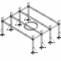 Vente directe : Scène extérieure en aluminium pour événements, concerts, avec conception personnalisée gratuite, systèmes de treillis d'éclairage DJ