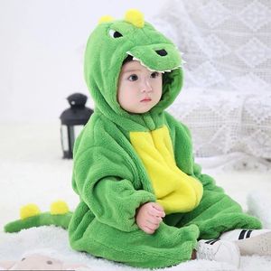 Bebé Kigurumi cosido <span class=keywords><strong>dinosaurio</strong></span> Tigre vaca conejo dibujos animados mameluco infantil niños Animal mono niñas niños Cosplay pijama disfraces - Product Image 2