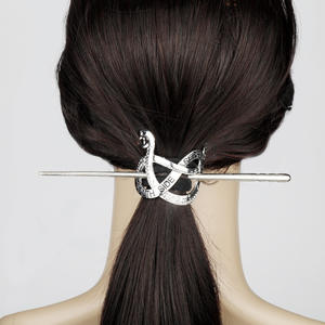 خمر شمال أوروبا <span class=keywords><strong>Viking</strong></span> عقدة دبوس الشعر معدني عصي الشعر اكسسوارات الشعر Celtic للنساء - Product Image 1