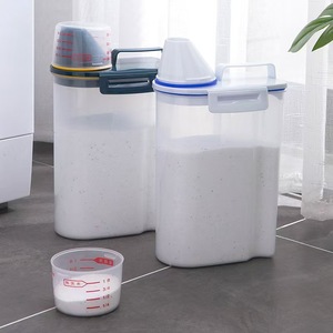 Giặt ủi bột Dispenser lưu trữ bin cho phòng giặt tổ chức giặt hạt container cho hạt mùi hương bột giặt - Product Image 2