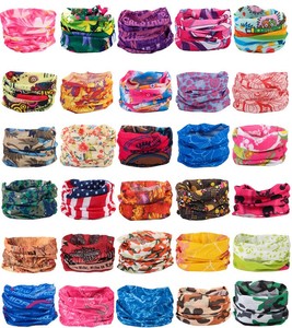 Vendita calda su misura senza soluzione di continuità collo ghetta Bandana vari stili multifunzionale traspirante copertura del viso esterno in poliestere materiale - Product Image 2