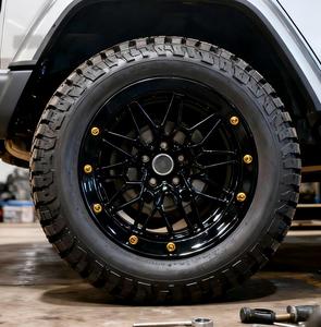 Jantes forgées JUWA pour pick-up et <span class=keywords><strong>SUV</strong></span>, 17x9, 18, 19 pouces, alliage forgé, 6x139.7, 5x127, 6x135, finition noire, amélioration et personnalisation, jantes forgées sur mesure - Product Image 6