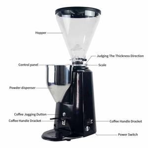 Macinacaffè Automatico <span class=keywords><strong>da</strong></span> 1,5L con Display LCD, Macina a Disco Piatto Quantitativo Avanzato per la Preparazione di <span class=keywords><strong>Caffè</strong></span> Espresso Fresco - Product Image 4