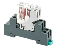 Composant de contrôle de puissance micro-mince RJ1S-CL (P) AC220V 1NO 1NC 12A 5 broches, équipé d'une base raffinée de qualité supérieure