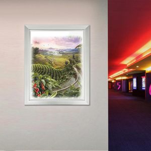 LED <b>Advertising</b> Lightbox Sign Holder Aluminium Movie Poster Frame Wall Mounted LED <b>Light</b> <b>Box</b> Display for Business Tradeshow - Product Image 1