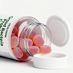 กัมมี่โปรไบโอติกแบคทีเรียที่ดีสำหรับผู้หญิง เคี้ยวได้เนื้อนุ่ม ช่วยเสริมสุขภาพลำไส้ บำรุงระบบย่อยอาหารอย่างดีที่สุด - Product Image 5