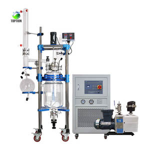 Glass Reactor for Chemical Synthesis High Transparency for Easy Monitoring of Reactions - Product Image 1