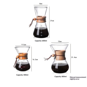 ชุดเครื่อง<span class=keywords><strong>ชง</strong></span><span class=keywords><strong>กาแฟ</strong></span><span class=keywords><strong>แบบ</strong></span>กรอง พร้อมกรองสแตนเลส โถแก้ว และปลอกไม้ สำหรับ<span class=keywords><strong>ชง</strong></span><span class=keywords><strong>กาแฟ</strong></span>ที่บ้าน ขายส่งจากโรงงาน - Product Image 4