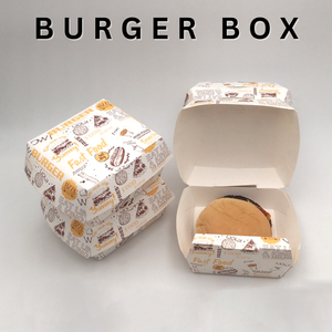 Impression personnalisée logo emballage de poulet frit écologique <span class=keywords><strong>hamburger</strong></span> frites boîte d'emballage commerciale de collation à emporter pliable - Product Image 6