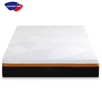 Bestseller Hotel King Size Schlaf bett Matratze in einer Box Roll Packing Matratze Matratze in einer Box Gel Latex Memory Foam Matratze