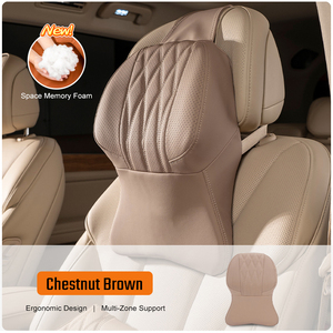 Oreiller universel mince pour Audi/BMW/Mercedes Appui-tête confortable et doux Logo personnalisable <span class=keywords><strong>Accessoire</strong></span> automobile essentiel - Product Image 6