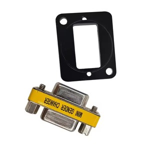 Connecteur de panneau mini-hardware DB9/DB15, type D, 9 broches, 15 broches, module mâle et <span class=keywords><strong>femelle</strong></span>, connecteurs RS232 sans soudure - Product Image 3