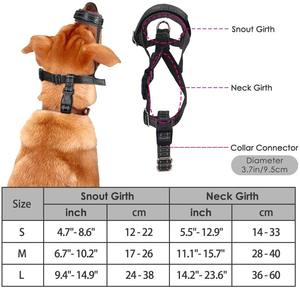 Venta caliente de nylon transpirable ajustable boca cubierta protección personalizado mascota perro bozal - Product Image 6