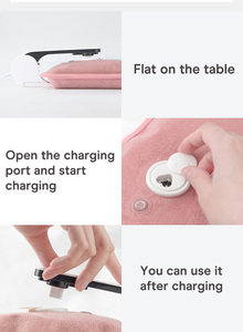 Einfach zu bedienende wiederauf ladbare Heizkissen tragbare elektrische Wärm flasche für Erwachsene - Product Image 5