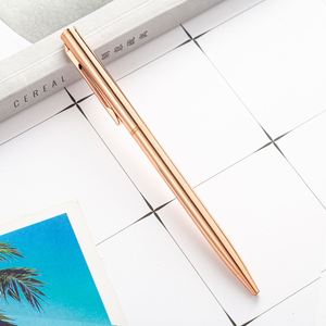 Metal Slim Plating <b>Gold</b> Giveaway Gift Office Advertising Promotion Hotel Ballpoint <b>Pen</b> Customize Logo - Product Image 6