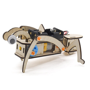 Kit de bricolage en bois modèle Alien Robot 1, jouet scientifique pour enfants de 7 à 9 ans, assemblage manuel, artisanat éducatif STEM - Product Image 4