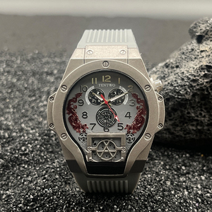 New Jasons Men's <b>Watch</b> Fashionable and Trendy Silicone Quartz <b>Watch</b> - Product Image 5