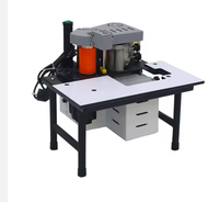 Mini machine à plaquer les chants portable manuelle automatique pour le travail du bois Machine à plaquer les chants courbe droite pour meubles en PVC