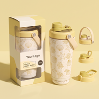 Bouteille shaker protéinée premium 20 oz avec compartiment de rangement inférieur amovible, logo personnalisé, anti-fuite, pour la gym et le sport, OEM
