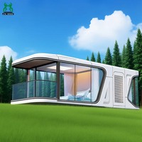 Maisons, Villas, Appartements, Hôtels, Complexes et Bureaux Contemporains Modernes Minimalistes en Conteneurs Capsules à Structure Acier et Panneaux Sandwich
