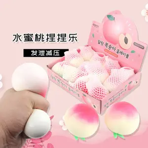 2023 High Quality Slow Rising Squishy Peach Toy Stress Release Squeeze Toys For Decoration