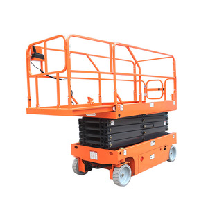 Высококачественный 20-футовый, 30-футовый, 40-футовый мини-подъемник ножничного типа, полностью электрический, гидравлический, самоходный, с сертификатом CE - Product Image 5