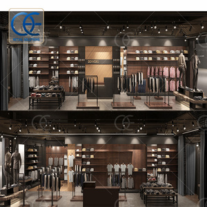 Étagères de présentation pour magasin de vêtements, équipement de magasin de vêtements, présentoir pour vêtements pour hommes pour centre commercial - Product Image 4
