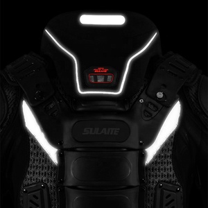 Veste de Protection Anti-collision en polyéthylène, maille en PP, Protection de sécurité respirante pour <span class=keywords><strong>moto</strong></span> - Product Image 4