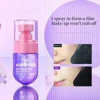 Spray Fixateur de Maquillage TWG OEM en Gros, Cosmétiques Contrôle du Sébum, Longue Tenue, Léger, Hydratant, Fini Mat