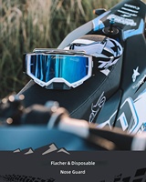 Lunettes de moto tout-terrain très vendues, anti-poussière, anti-vent, anti-sable, pour événements hors route en montagne, lunettes de conduite super cool