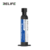 RELIFE RL-UVH902T Huile de masque de soudure transparente à durcissement rapide 3S, durcissable aux UV, résistante aux hautes températures pour la réparation de fils de liaison de téléphone