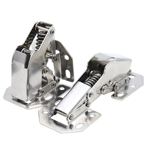 Charnières cachées, charnières à fermeture douce sans cadre pour portes d'armoire, charnières d'armoire cachées, charnières d'armoire d'angle de porte pliante - Product Image 4