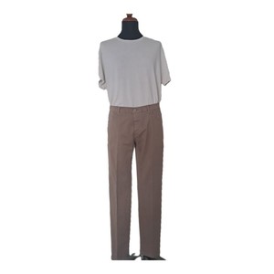 Mens Cotton Stretch Pants 98 Percent Cotton Slim Fit Casual <b>Trousers</b> Comfortable Everyday Wear Smart Casual Office <b>Travel</b> - Product Image 2