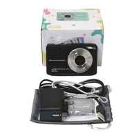 Kamera Digital untuk Siswa, 1080P Max 32GB 700MAh Timing 16x Zoom Digital 2.4 Inci Smile Capture Kompak untuk Siswa