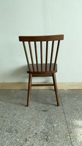 Sedia da pranzo commerciale retrò con schienale a fuso, struttura in legno massello, stile Windsor, per hotel, caffè, bistrot, vendita all'ingrosso per l'ospitalità - Product Image 6